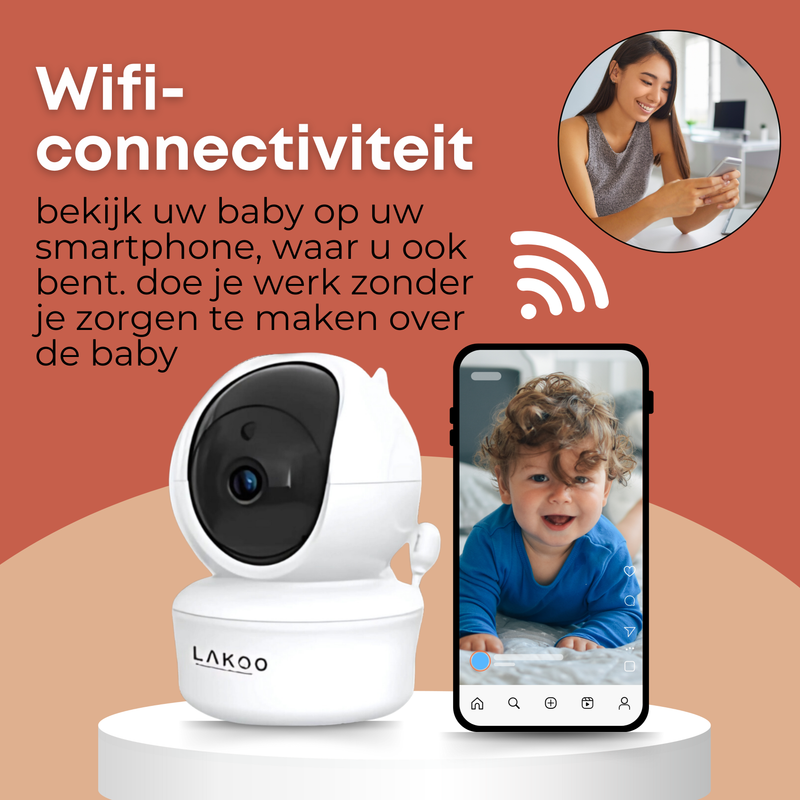 Lakoo® - Baby Monitor with Camera PRO 6