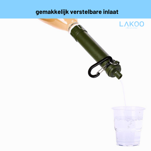 LAKOO bärbara vattenrenare 