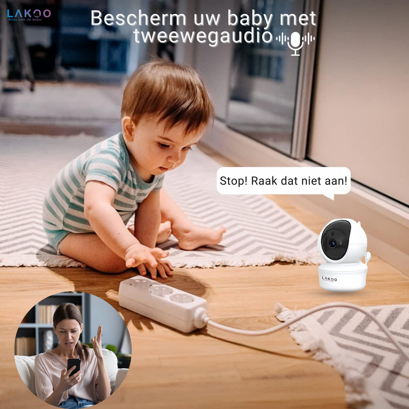 Lakoo® - Baby Monitor with Camera PRO 6