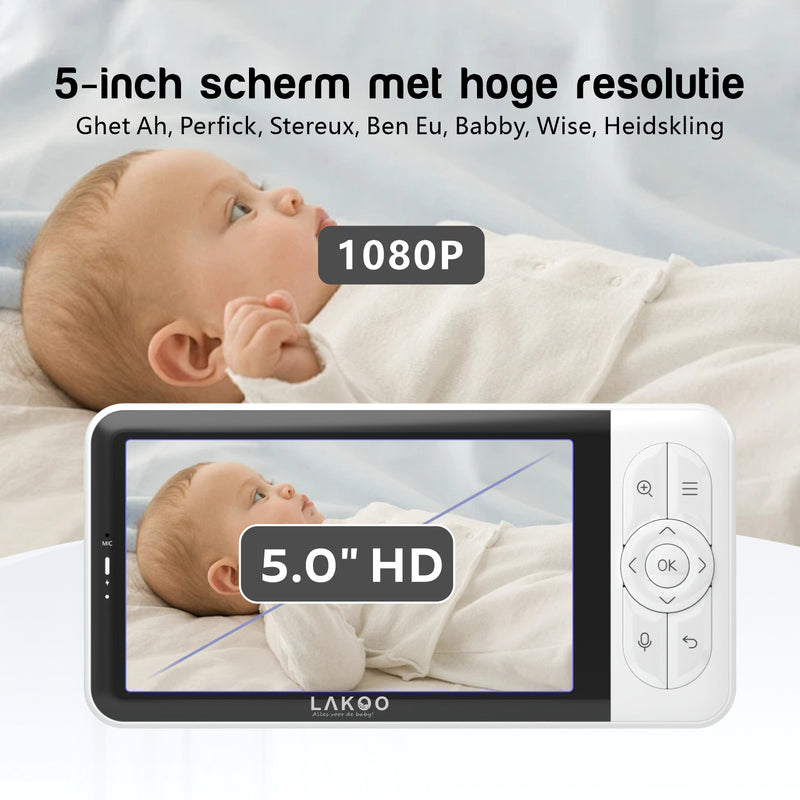 Lakoo® - Baby Monitor with Camera PRO 6