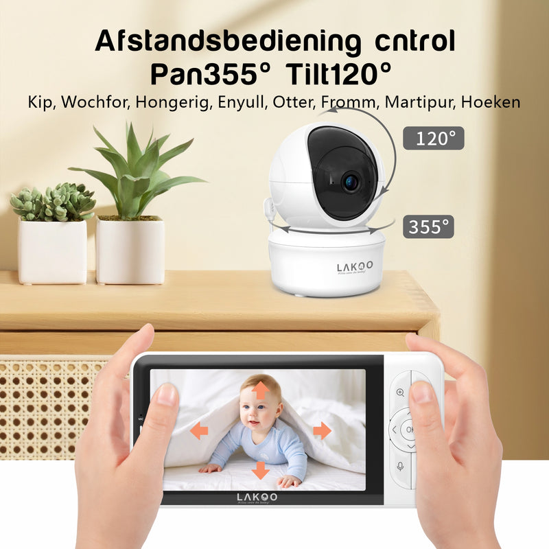 Lakoo® - Baby Monitor with Camera PRO 6