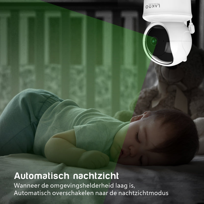 Lakoo® - Baby Monitor with Camera PRO 6