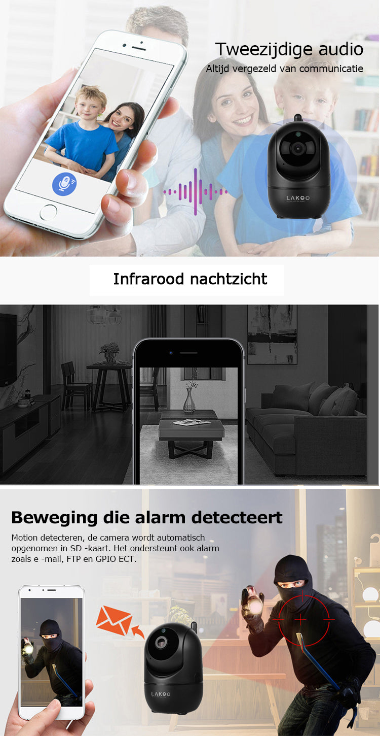 LAKOO BabyGuard Smart Zwart