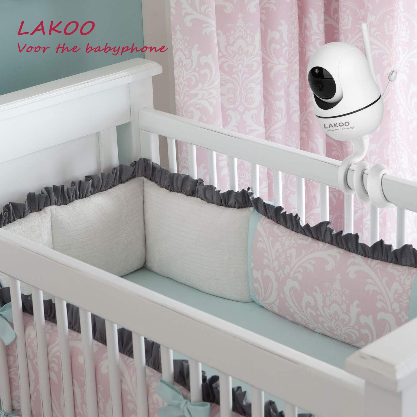 Lakoo® Babyfoonhouder - Verstelbare en Flexibele Standaard / Houder met Schroefdraad voor Veilige Monitoring van je Baby