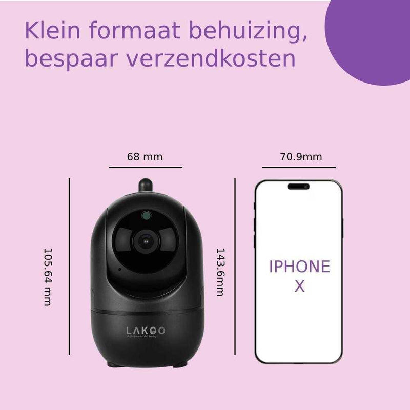 Lakoo - Baby Monitor with Camera and App 2 Pack