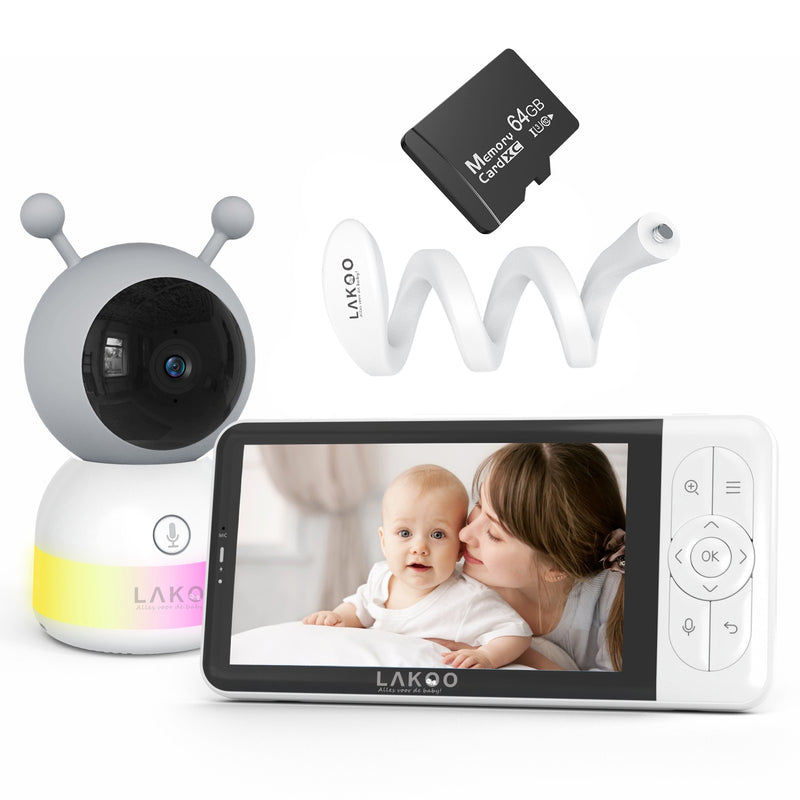 Lakoo babyguard Pro 6T met monitor met Lakoo baby Flesswarmer met Lakoo speentje combi deal 9