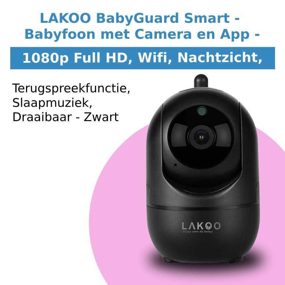 Lakoo - Babyfoon met Camera en App - WiFi - FULL HD  3 pack