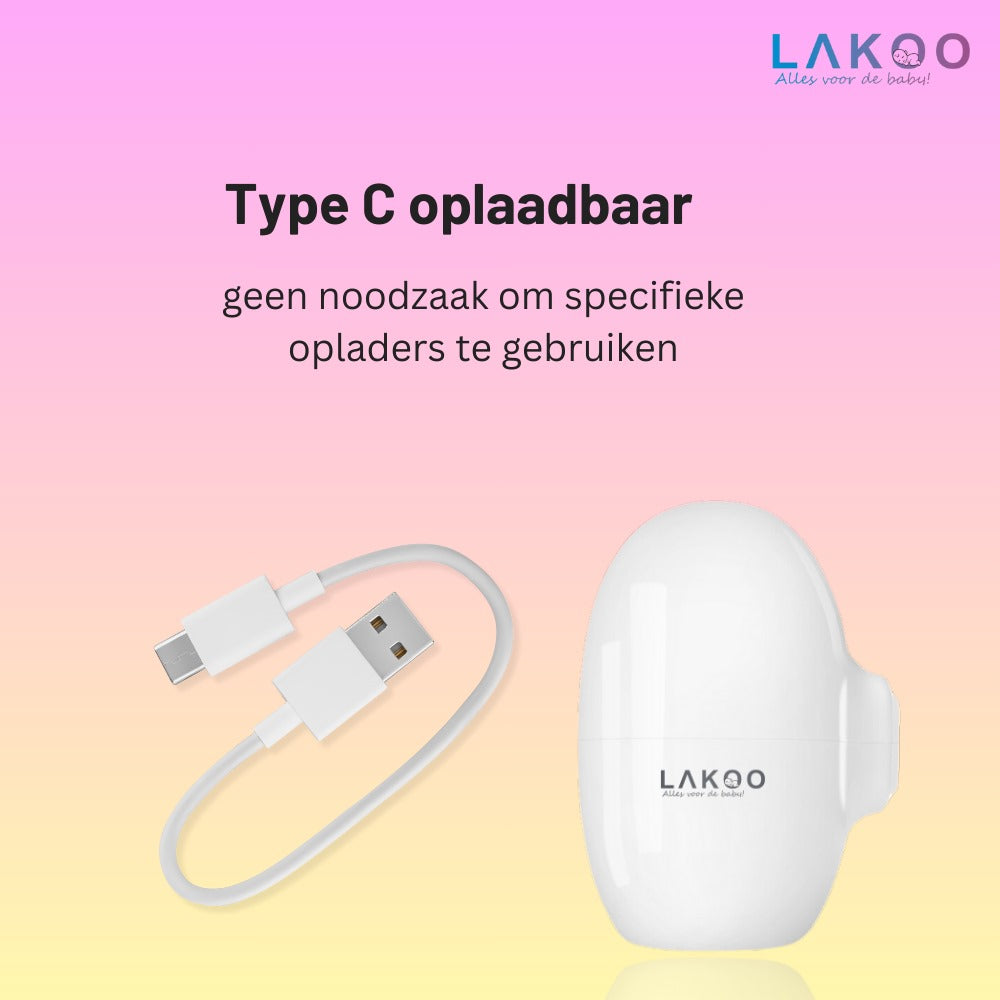 Lakoo baby smart babyfoon met lakoo baby flesswarmer met lakoo baby rocker combi deal 6