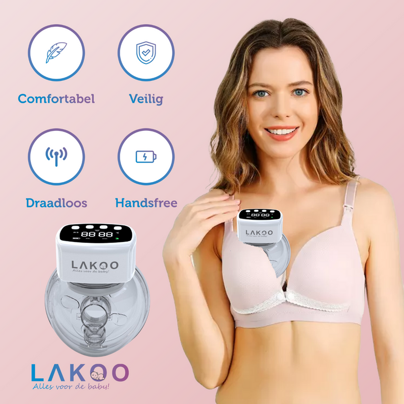 LAKOO breast pump - Manual breast pump - Electric breast pump - Breast pump