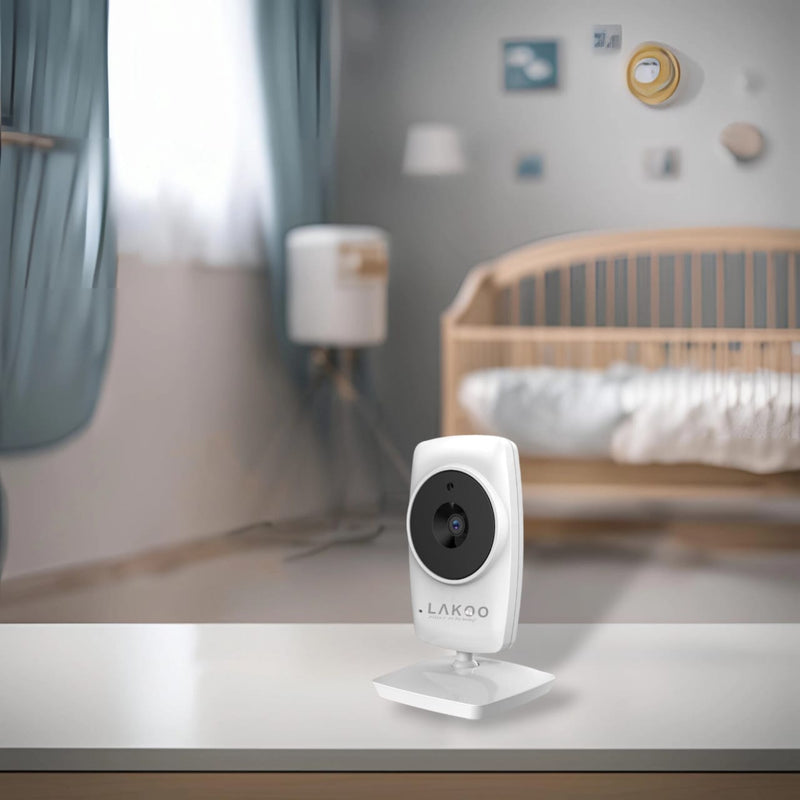 LAKOO MiniGuard Vision Baby Monitor - Baby Monitor with Camera - Baby Monitor