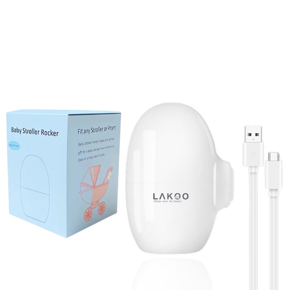 Lakoo baby smart babyfoon met lakoo baby flesswarmer met lakoo baby rocker combi deal 6