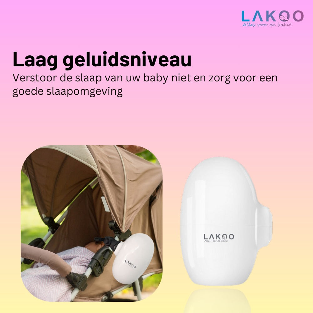 Lakoo baby smart babyfoon met lakoo baby flesswarmer met lakoo baby rocker combi deal 6