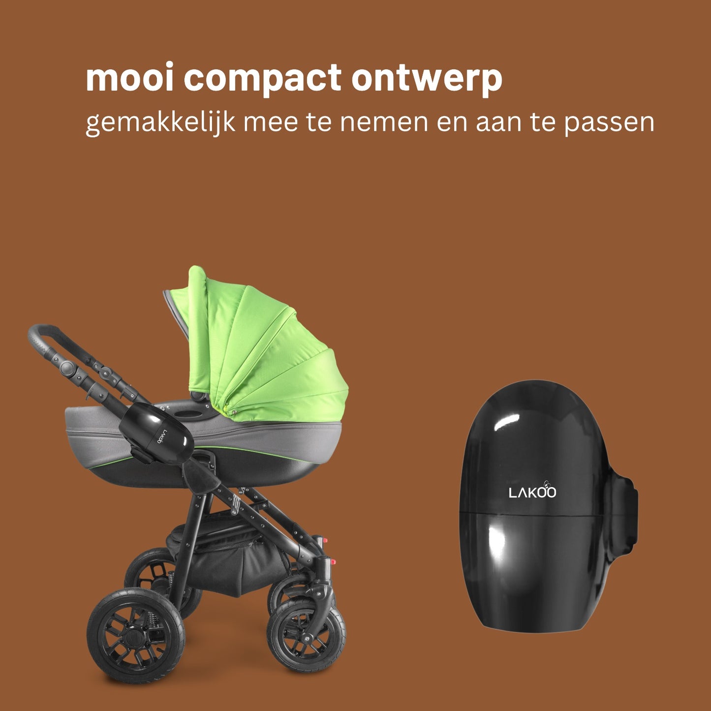 Lakoo Baby rocker Zwart