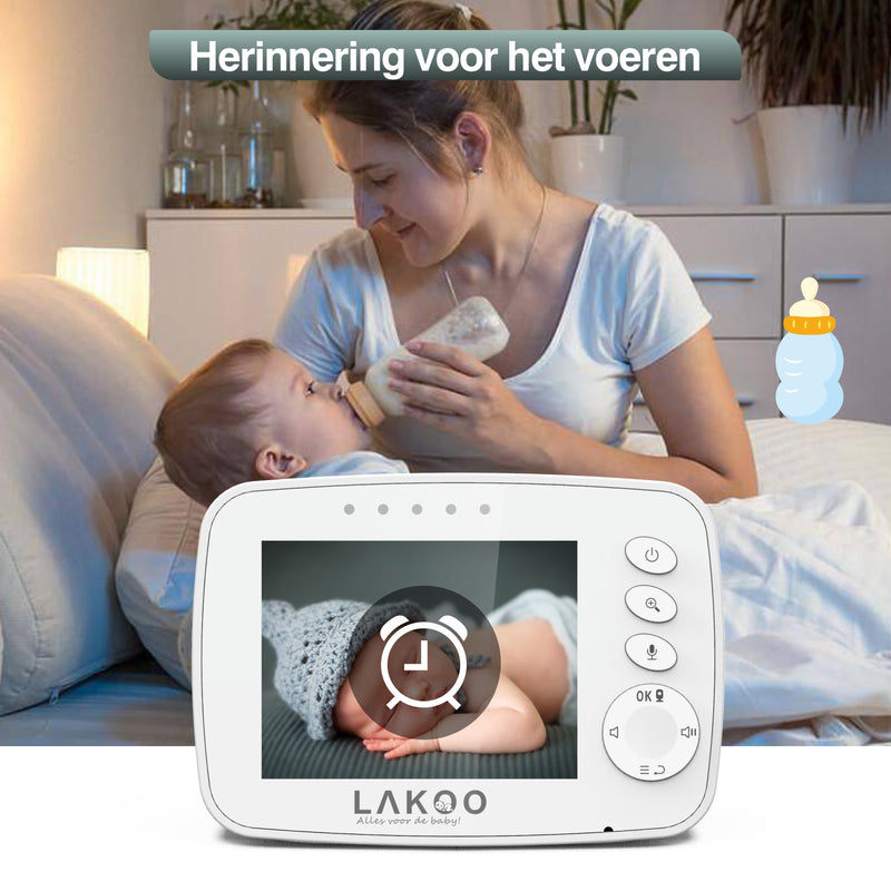 LAKOO MiniGuard Vision Baby Monitor - Baby Monitor with Camera - Baby Monitor