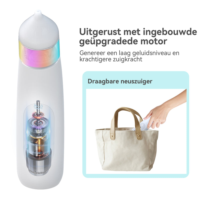 LAKOO Pro N1 Nasal Aspirator - Nasal Aspirator för nyfödda - 5 sugnivåer