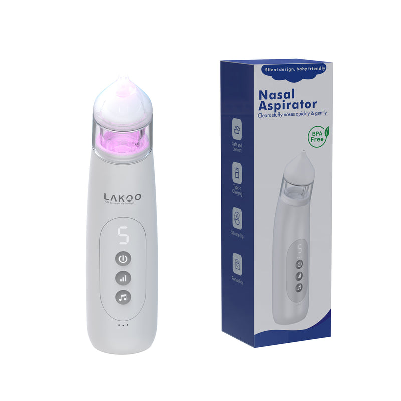 LAKOO Pro N1 Nasal Aspirator - Nasal Aspirator för nyfödda - 5 sugnivåer