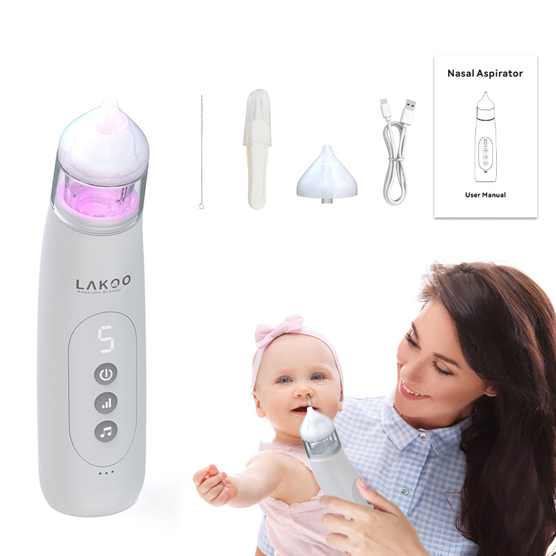 LAKOO Pro N1 Nasal Aspirator - Nasal Aspirator för nyfödda - 5 sugnivåer