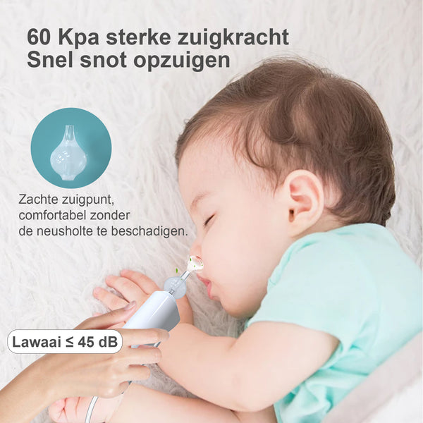 LAKOO Pro N Nasal Aspirator - Nasal Aspirator for Newborns - 9 Adjustable Suction Levels