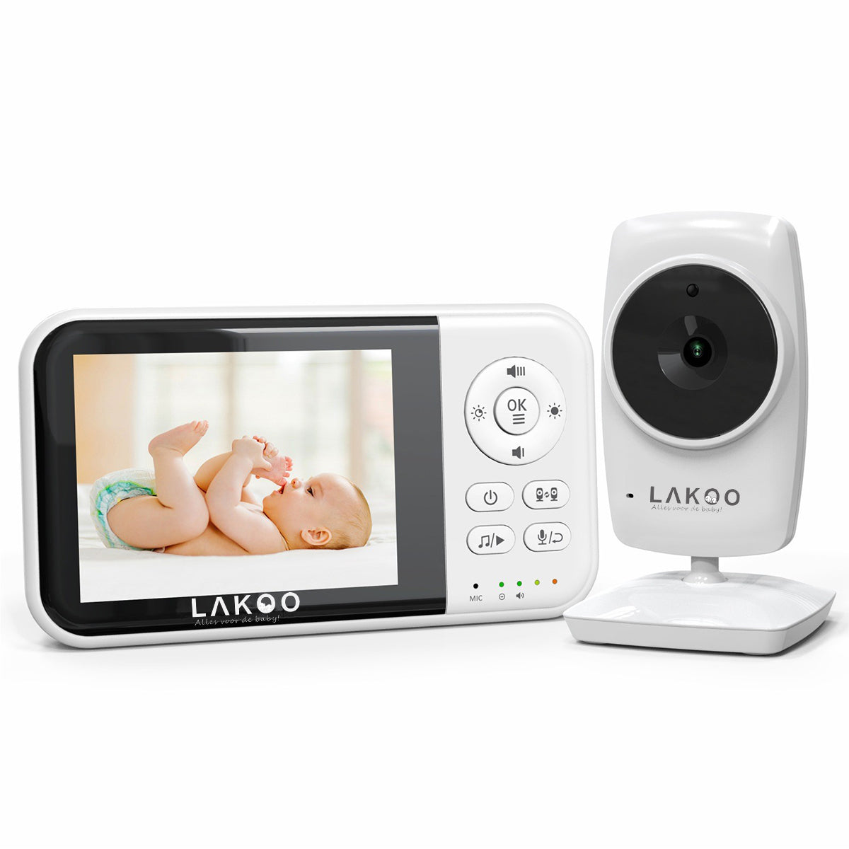 Lakoo Babyfoon - babymonitor- Video Audio - 3 inch