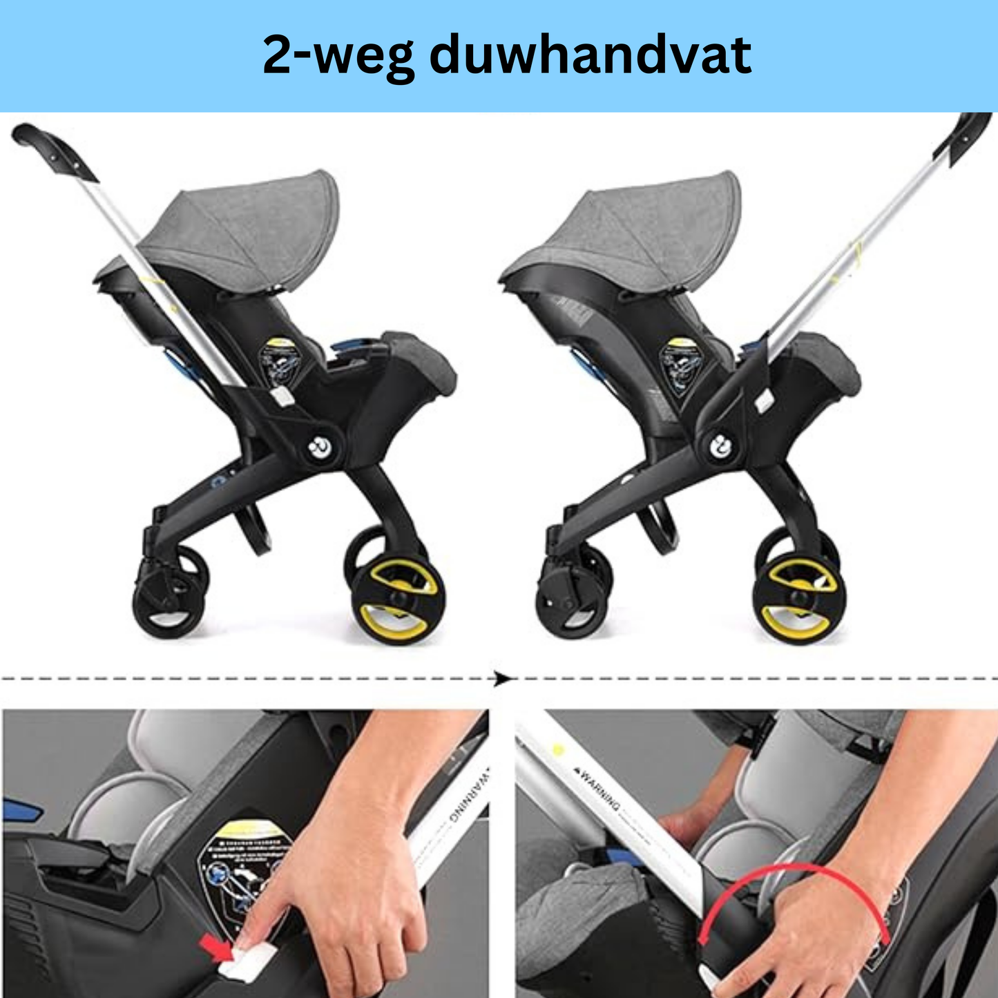 Lakoo Kinderwagen 4 in 1 kinderwagen