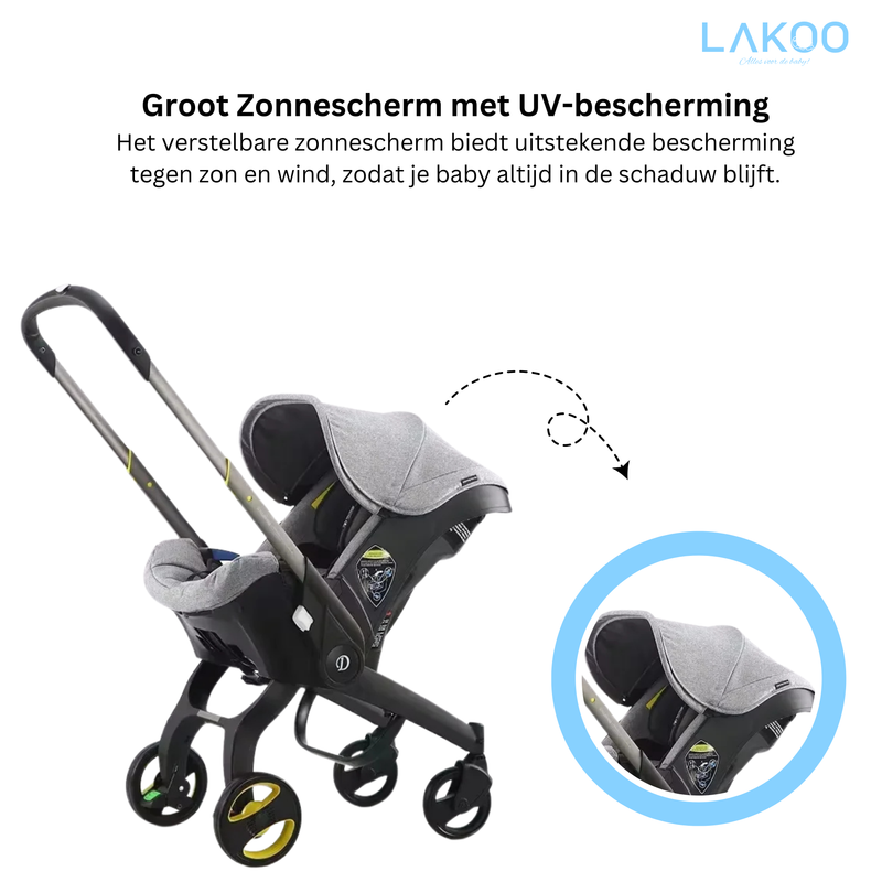 Lakoo Stroller 4 in 1 stroller