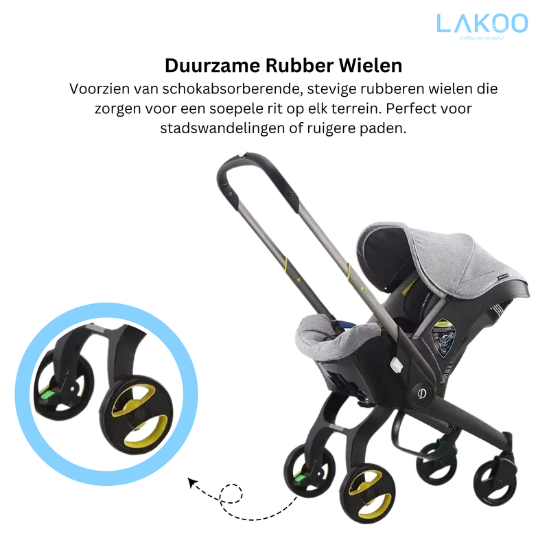 Lakoo Stroller 4 in 1 stroller