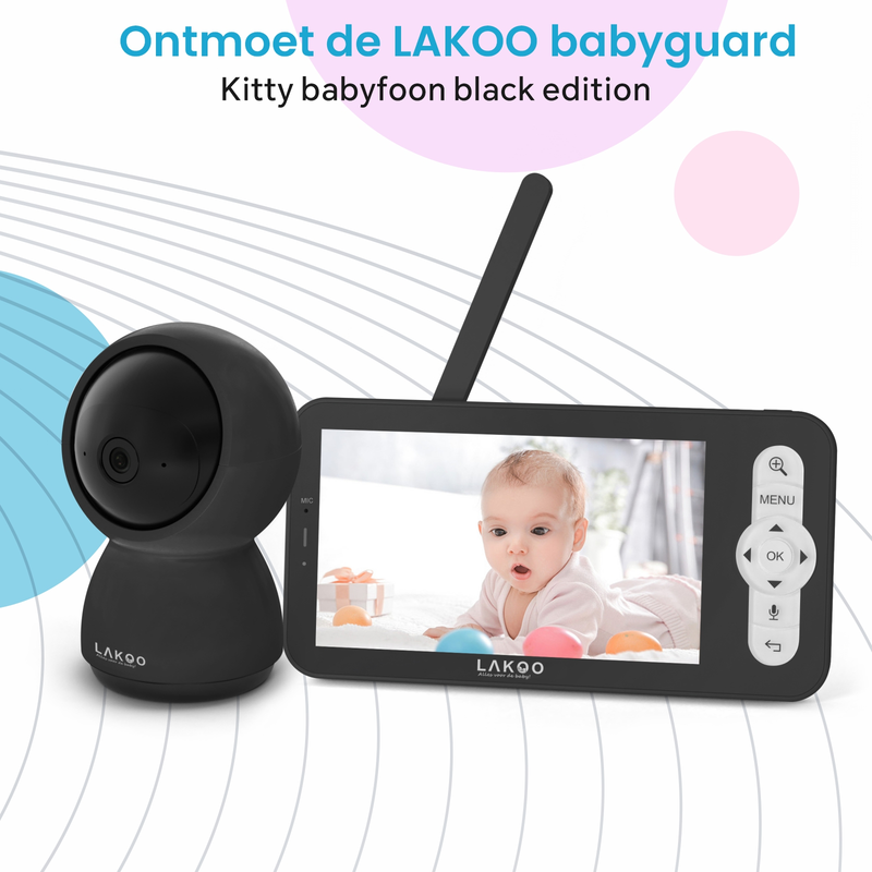 Lakoo Kitty babyvakt med kamera och app