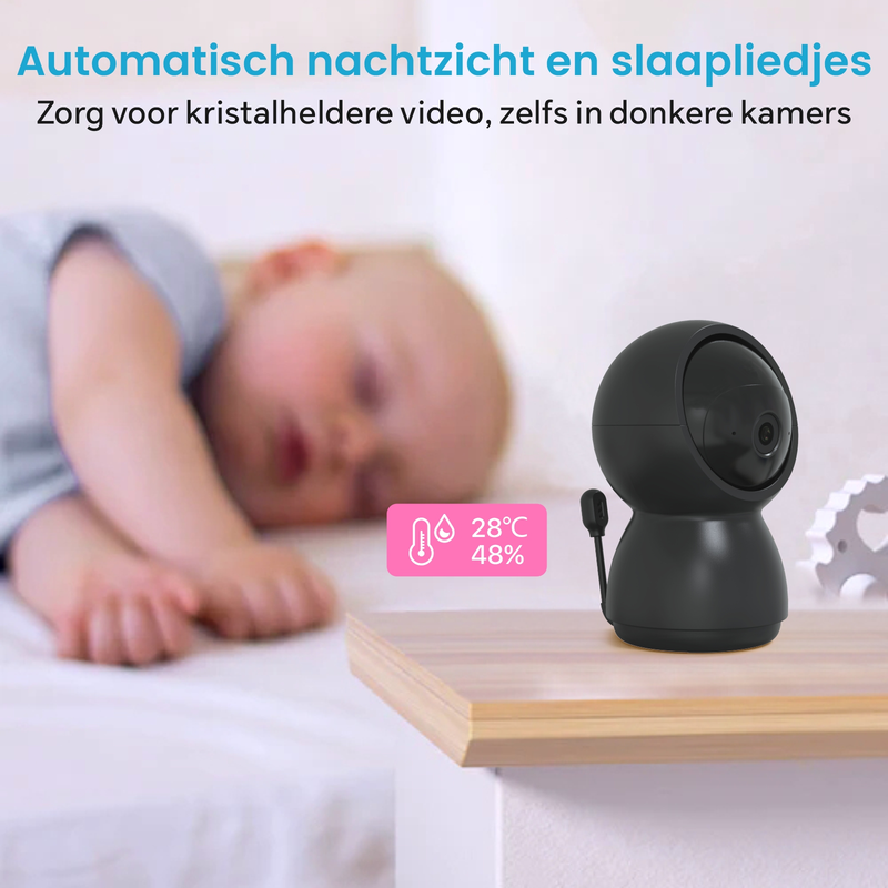 Lakoo Kitty babyvakt med kamera och app