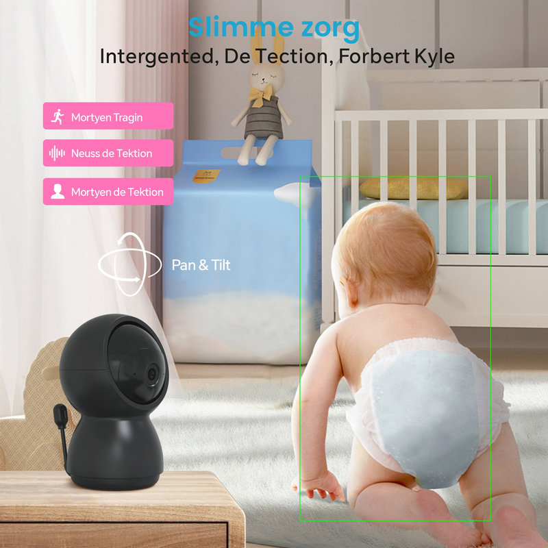 Lakoo Kitty babyvakt med kamera och app