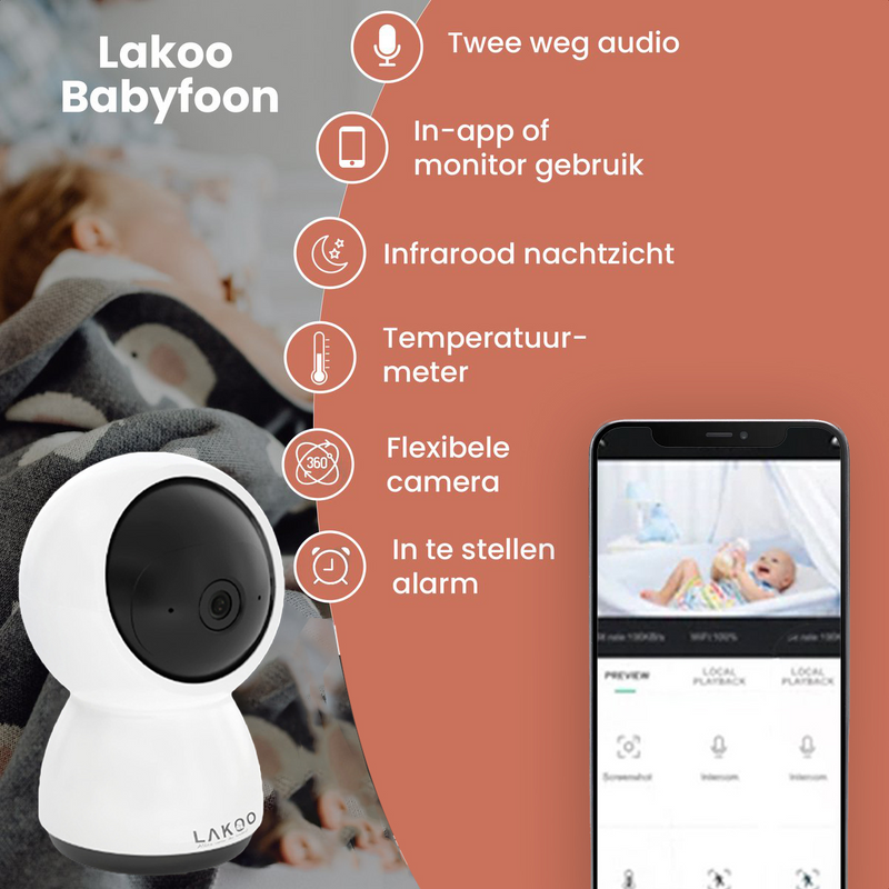 Lakoo Kitty Baby Monitor Separate camera