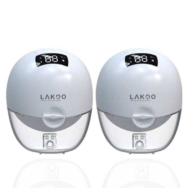 LAKOO Wireless Double Electric Breast Pump 2 pack