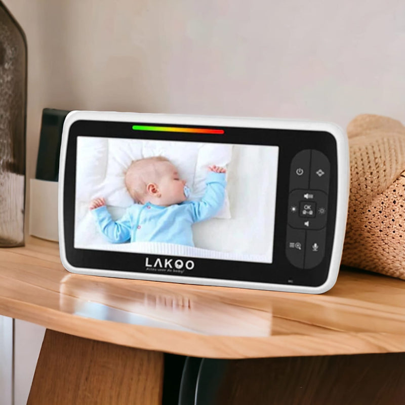 Lakoo BabyGuard HD PRO with monitor with lakoo baby bottle warmer with lakoo baby rocker combi deal 8