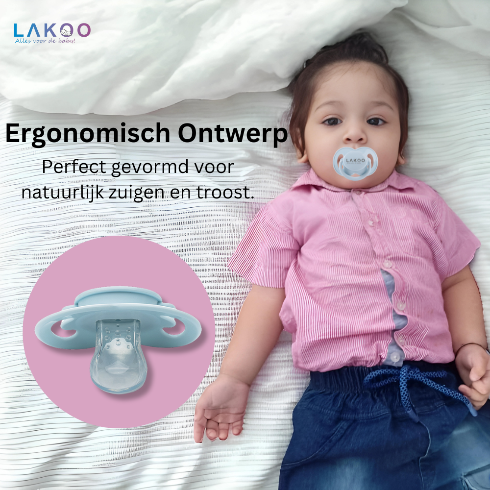 Lakoo babyguard Pro 6T met monitor met Lakoo baby Flesswarmer met Lakoo speentje combi deal 9