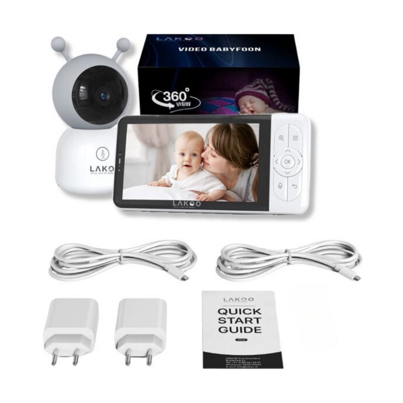 Lakoo baby monitor Pro 6T Including holder and sd card With light