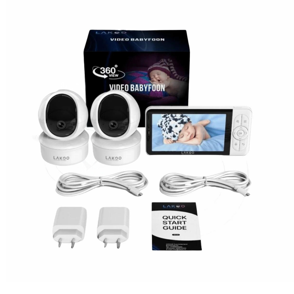 Lakoo Pro 6 Babyfoon met camera en app  2 Pack