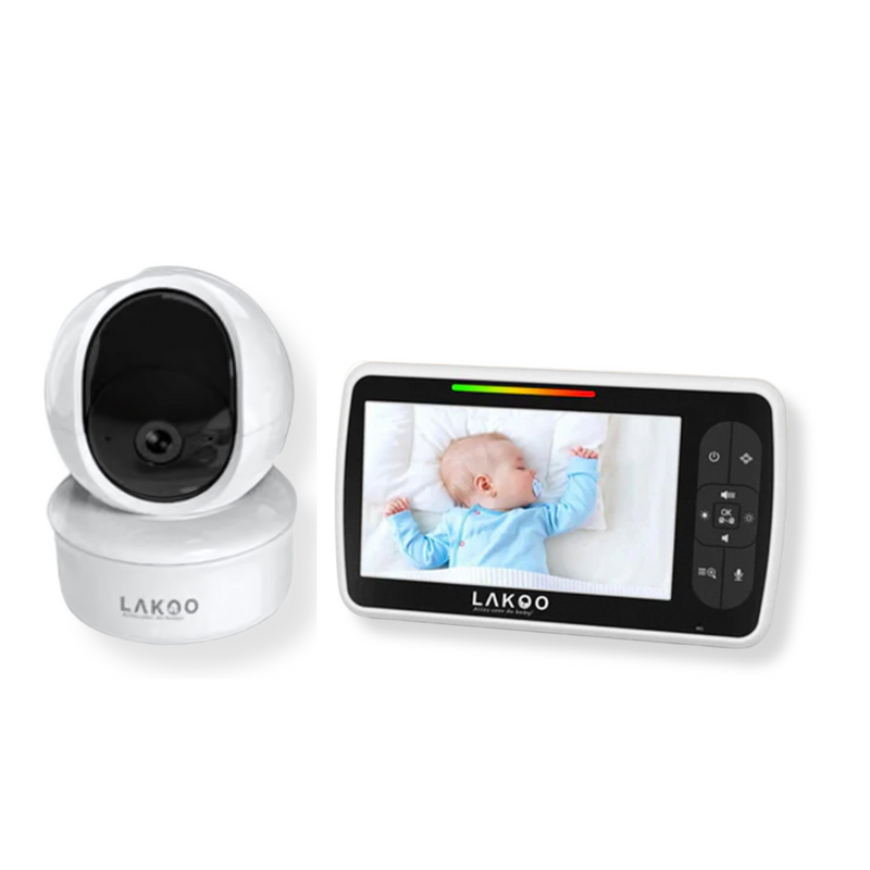 Lakoo BabyGuard HD PRO with monitor with lakoo baby bottle warmer with lakoo baby rocker combi deal 8